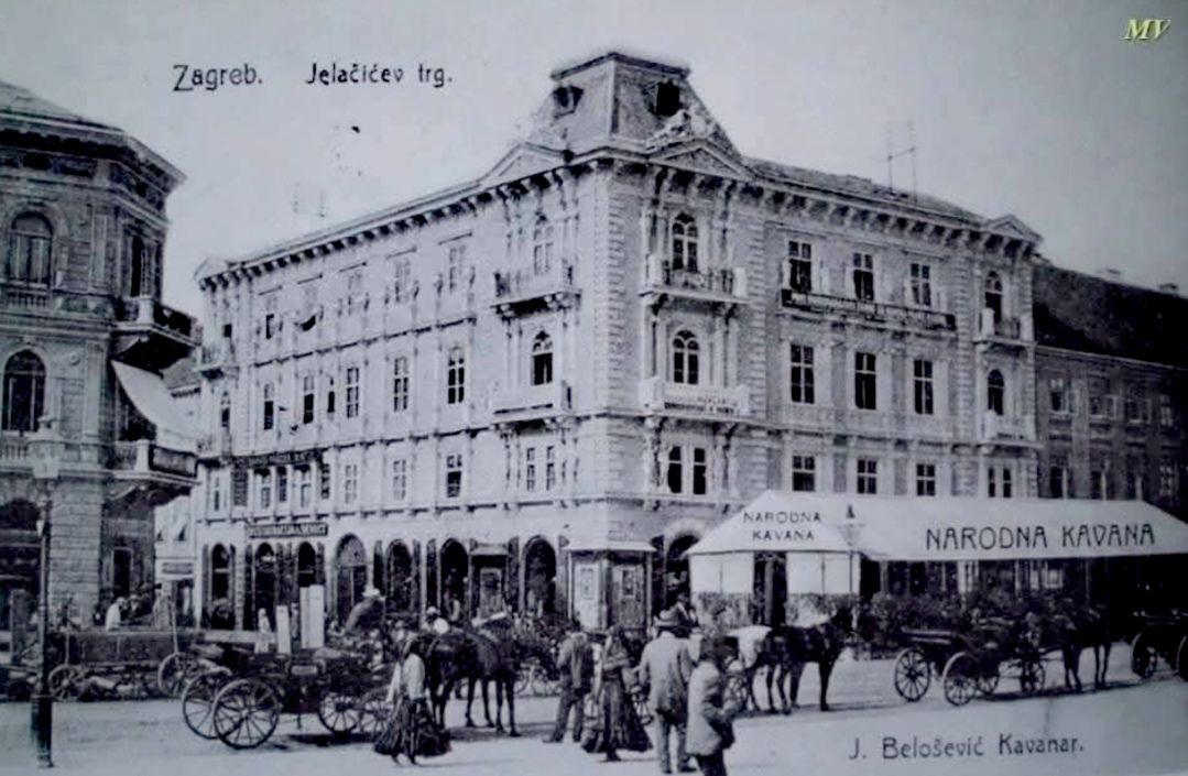Trg bana Jelačića oko 1903. godine